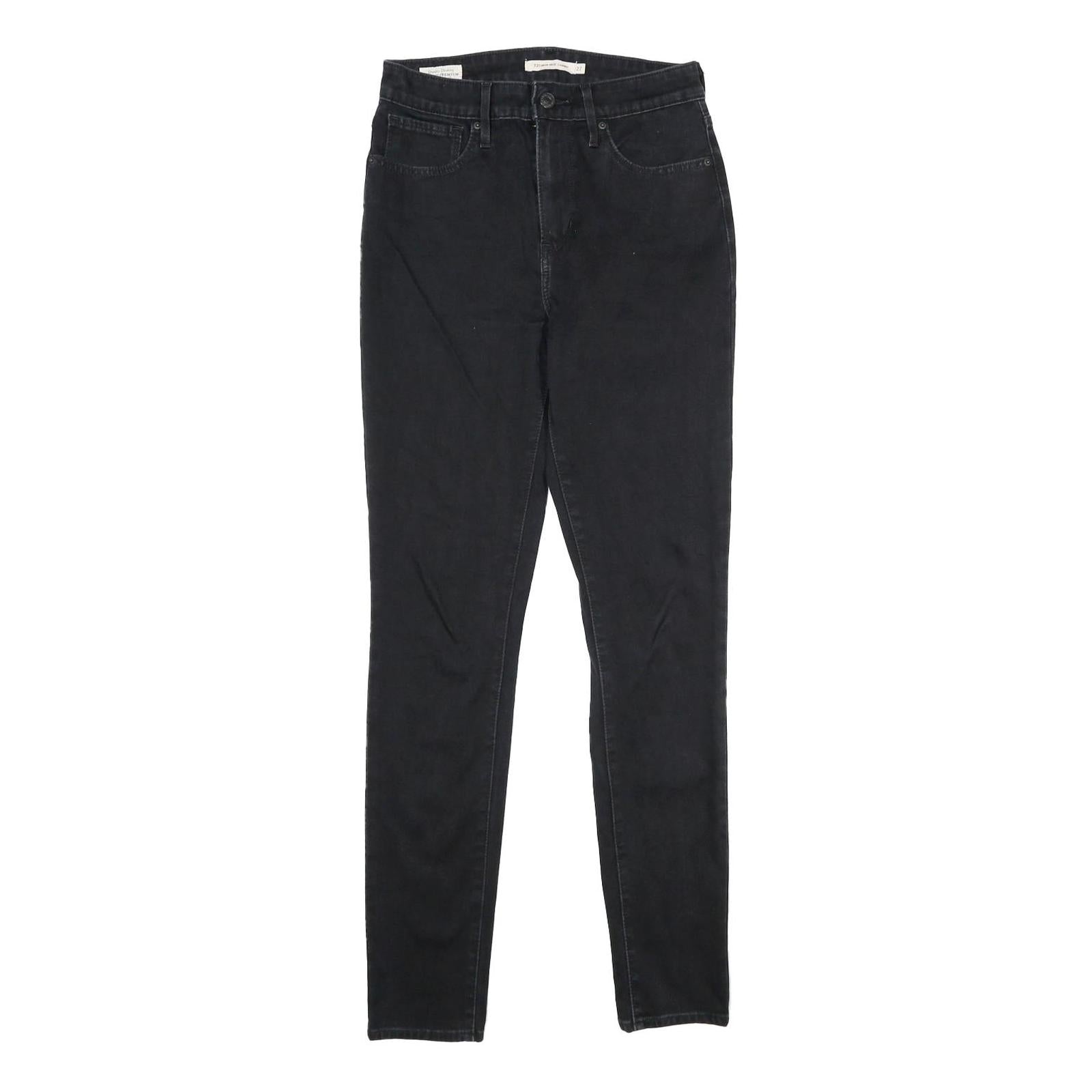 LEVI'S 721 High Rise Skinny Womens Jeans Black Slim Skinny Denim W27 L30