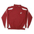 TEAM ISSUE Mens Red & White Track Jacket XL Nylon Zip Sportswear