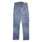 LEVI'S Womens Slim Blue Denim Medium Wash Jeans W25 L28 Slim Fit Zip Closure