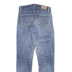 LEVI'S Womens Slim Blue Denim Medium Wash Jeans W25 L28 Slim Fit Zip Closure