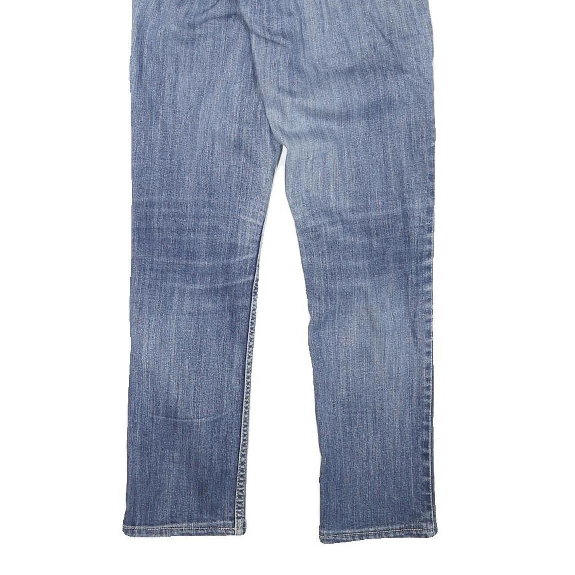 LEVI'S Womens Slim Blue Denim Medium Wash Jeans W25 L28 Slim Fit Zip Closure