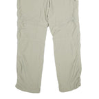 VAUDE Womens Polyamide Beige Relaxed Straight Trousers W30 L30 Lightweight Zip