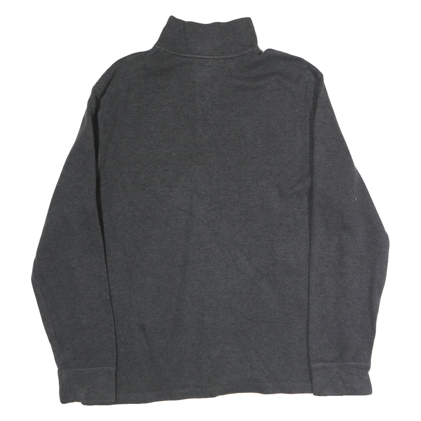 POLO RALPH LAUREN Mens Grey Pullover Plain Crew Neck Basic Knit Jumper L Cotton