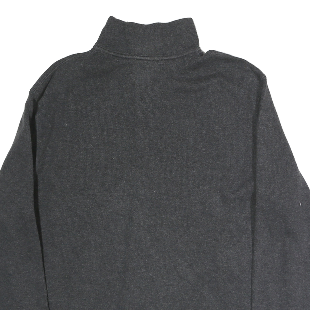 POLO RALPH LAUREN Mens Grey Pullover Plain Crew Neck Basic Knit Jumper L Cotton