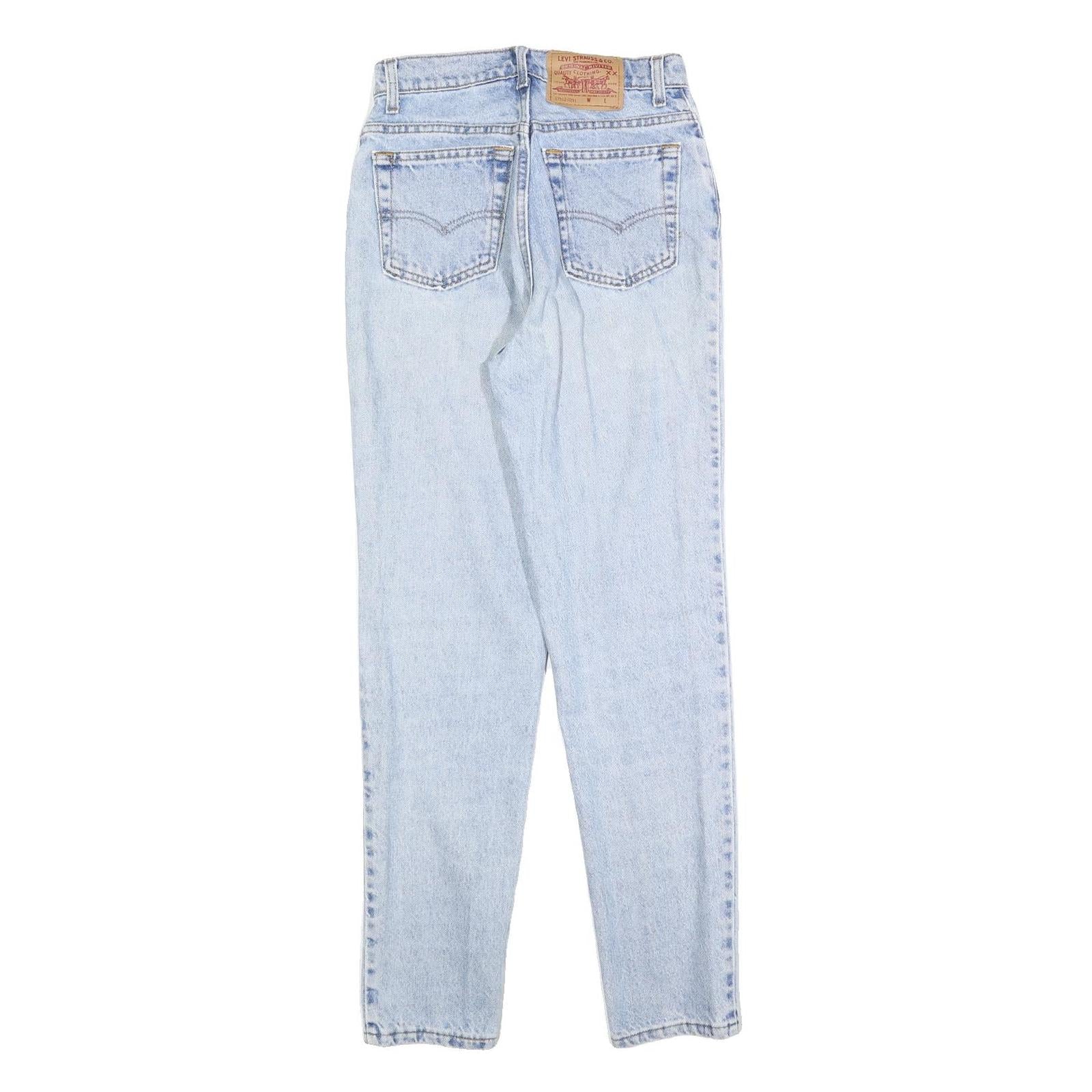 LEVI'S Womens Jeans Blue Slim Skinny Denim Light W26 L30 Classic Cotton Blend