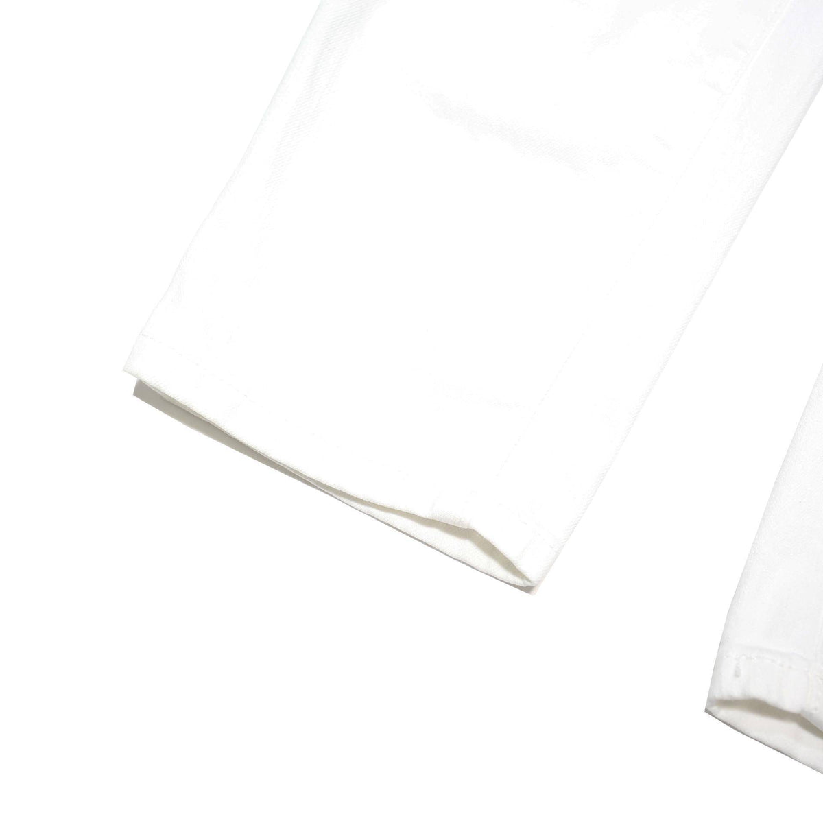 TOMMY HILFIGER Womens Slim White Jeans Cotton Blend W32 L27 Button Closure