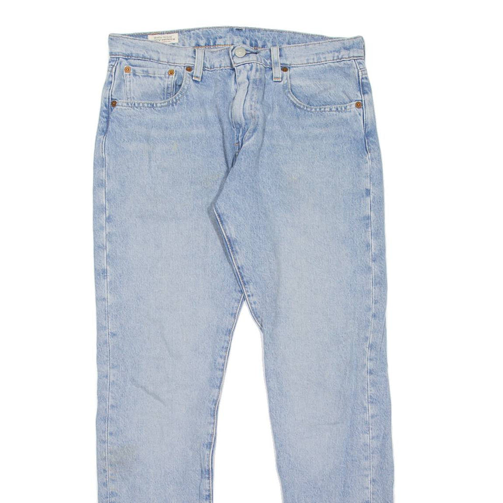LEVI'S 512 BIG E Jeans Mens Blue Slim Tapered Stone Wash W30 L32