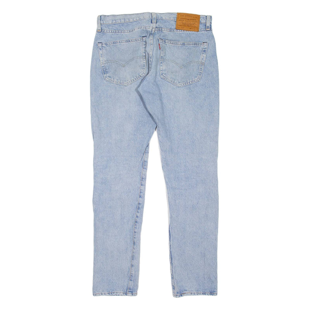LEVI'S 512 BIG E Jeans Mens Blue Slim Tapered Stone Wash W30 L32
