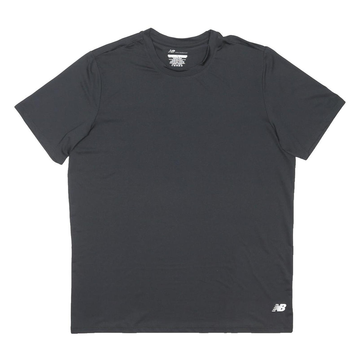 NEW BALANCE Mens Black Crew Neck Short Sleeve T-Shirt XL Sportswear