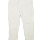 ZARA Mens Cotton Blend Beige Relaxed Cargo Trousers W30 L28 Casual Zip