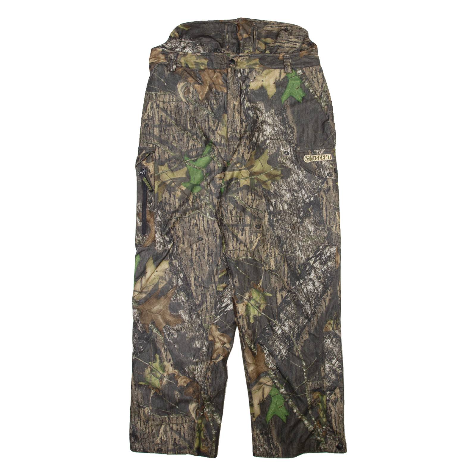 FIELD & STREAM Camo Cargo Mens Trousers Green Relaxed Straight W37 L30