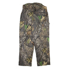FIELD & STREAM Camo Cargo Mens Trousers Green Relaxed Straight W37 L30
