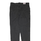 MAD JEANS Mens Regular Fit Black Denim W29 L29 Zip Closure Casual Trousers