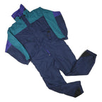 COLUMBIA Mens Blue & Green Dungarees Regular Fit Polyester Blend L W40 L30