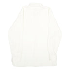 MANAGER STYLE Mens White Shirt M Classic Long Sleeve Cotton Blend Button Closure