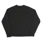 FILA Womens Black Sweatshirt Crew Neck S Cotton Blend Pullover Casual Top