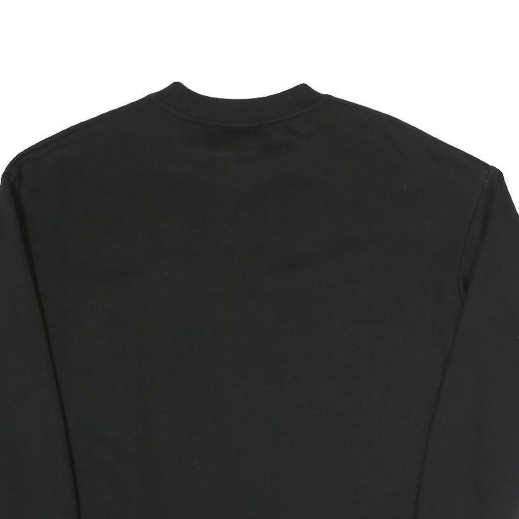 FILA Womens Black Sweatshirt Crew Neck S Cotton Blend Pullover Casual Top