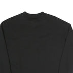 FILA Womens Black Sweatshirt Crew Neck S Cotton Blend Pullover Casual Top