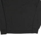 FILA Womens Black Sweatshirt Crew Neck S Cotton Blend Pullover Casual Top