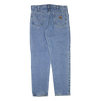 CARHARTT Mens Jeans Blue Regular Straight Denim Medium W36 L34 Casual Workwear