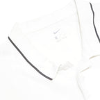 NIKE Mens White Short Sleeve Plain 2XL Classic Cotton Polo Shirt
