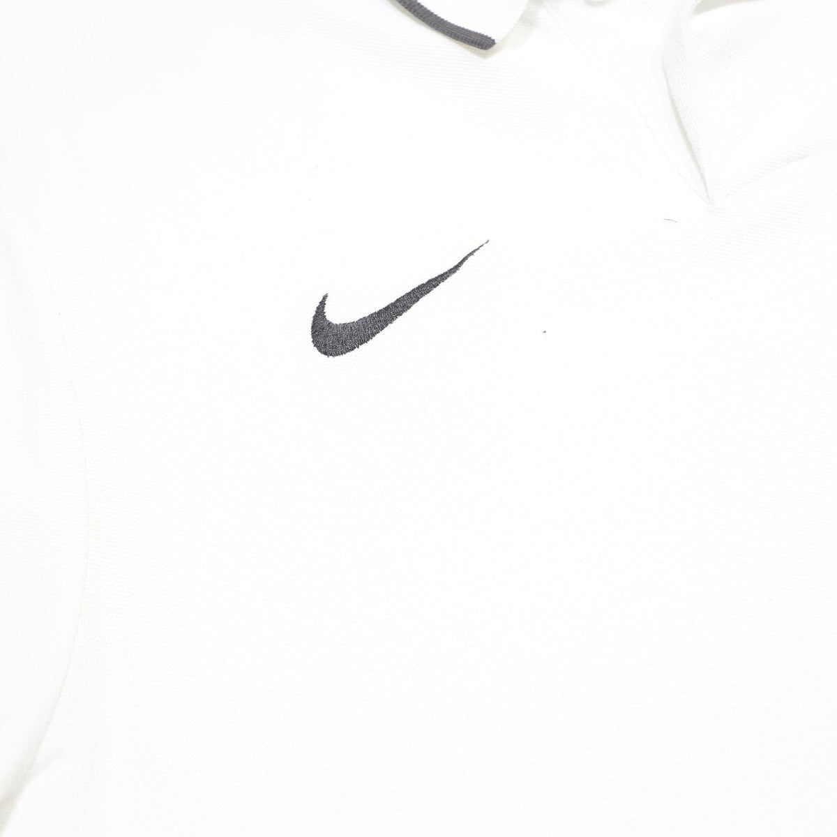 NIKE Mens White Short Sleeve Plain 2XL Classic Cotton Polo Shirt