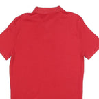 POLO RALPH LAUREN Mens Red Short Sleeve Plain S Classic Cotton Blend Polo Shirt
