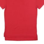 POLO RALPH LAUREN Mens Red Short Sleeve Plain S Classic Cotton Blend Polo Shirt