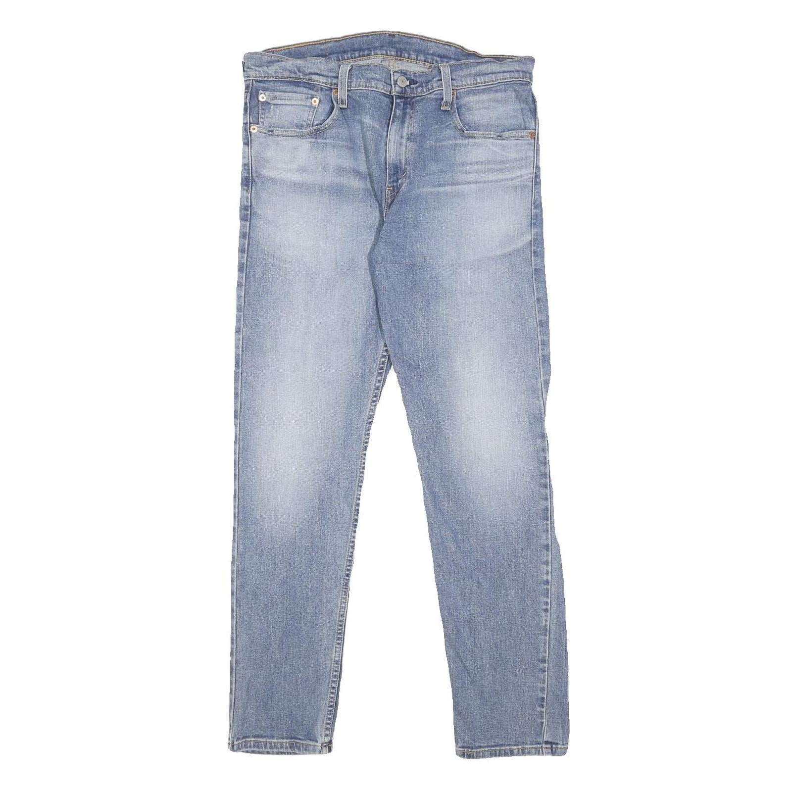 LEVI'S 512 Mens Slim Jeans Blue Denim Light W32 L32 Classic Cotton Blend