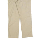 CARHARTT Mens Jeans Beige Regular Straight Denim W33 L30 Workwear Durable Zip