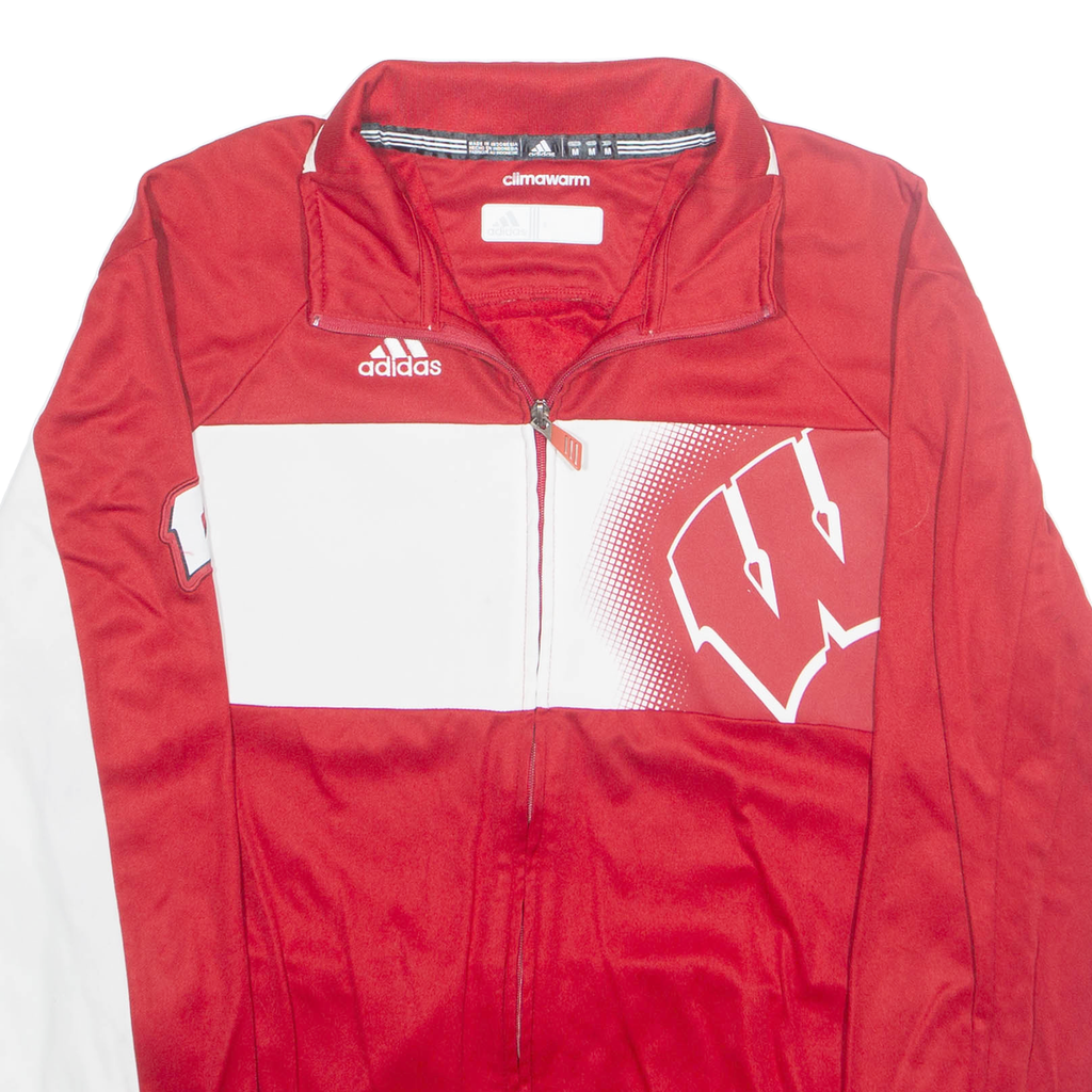 ADIDAS Mens Track Jacket Red M