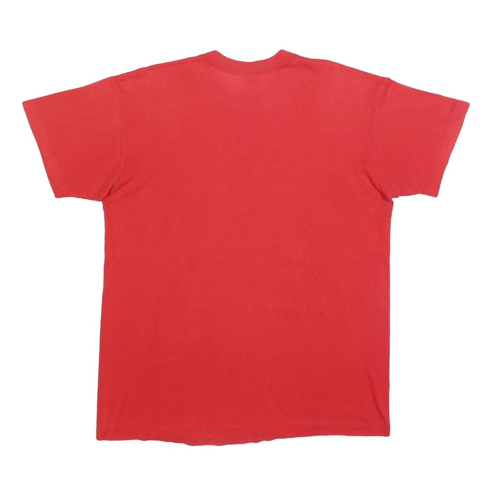 LOGO 7 Mens Red St Louis Cardinals Baseball Club Graphic T-Shirt XL Short Sleeve