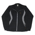NIKE SHOX Mens Black Polyester Blend Zip Jacket M Sportswear Track Style