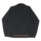 NIKE SHOX Mens Black Polyester Blend Zip Jacket M Sportswear Track Style