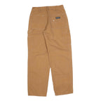 DAKOTA Mens Cotton Blend Beige Regular Fit Straight Leg Trousers W30 L32
