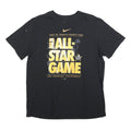 NIKE Mens Black & Gold Mlb All-Star Game T-Shirt L Short Sleeve Crew Neck