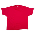 HANES Mens T-Shirt Red 2XL