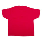 HANES Mens T-Shirt Red 2XL