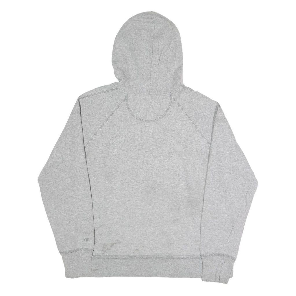 CHAMPION Mens Grey Pullover Hoodie XL Cotton Blend Casual Comfort Sweatshirt