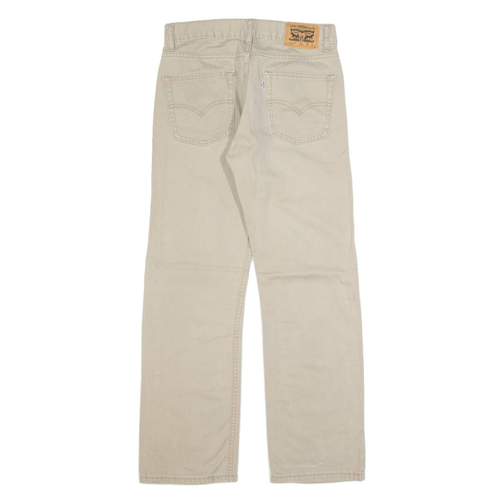 LEVI'S 514 Mens Trousers Beige Regular Straight W28 L28