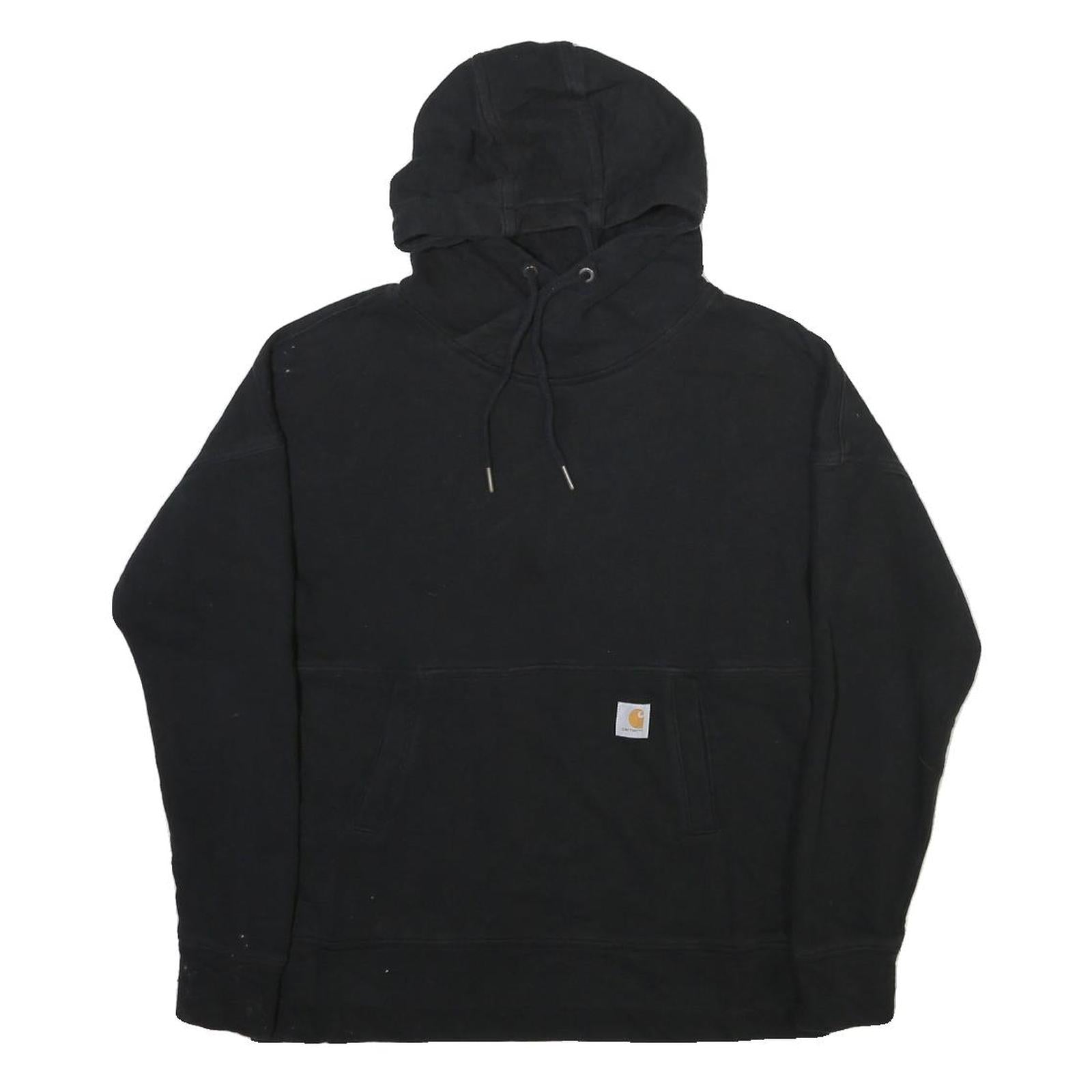 CARHARTT Womens Black Hoodie XS Cotton Blend Pullover Casual