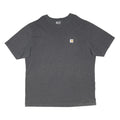 CARHARTT Mens Grey Pocket T-Shirt 2XL Short Sleeve Crew Neck Cotton Blend Casual