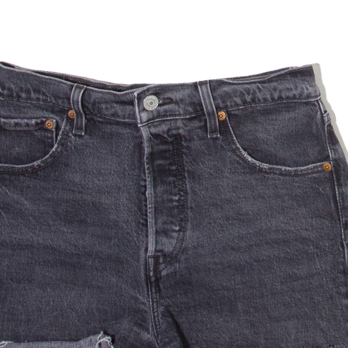 LEVI'S Womens Denim Shorts Grey S W28
