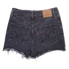 LEVI'S Womens Denim Shorts Grey S W28
