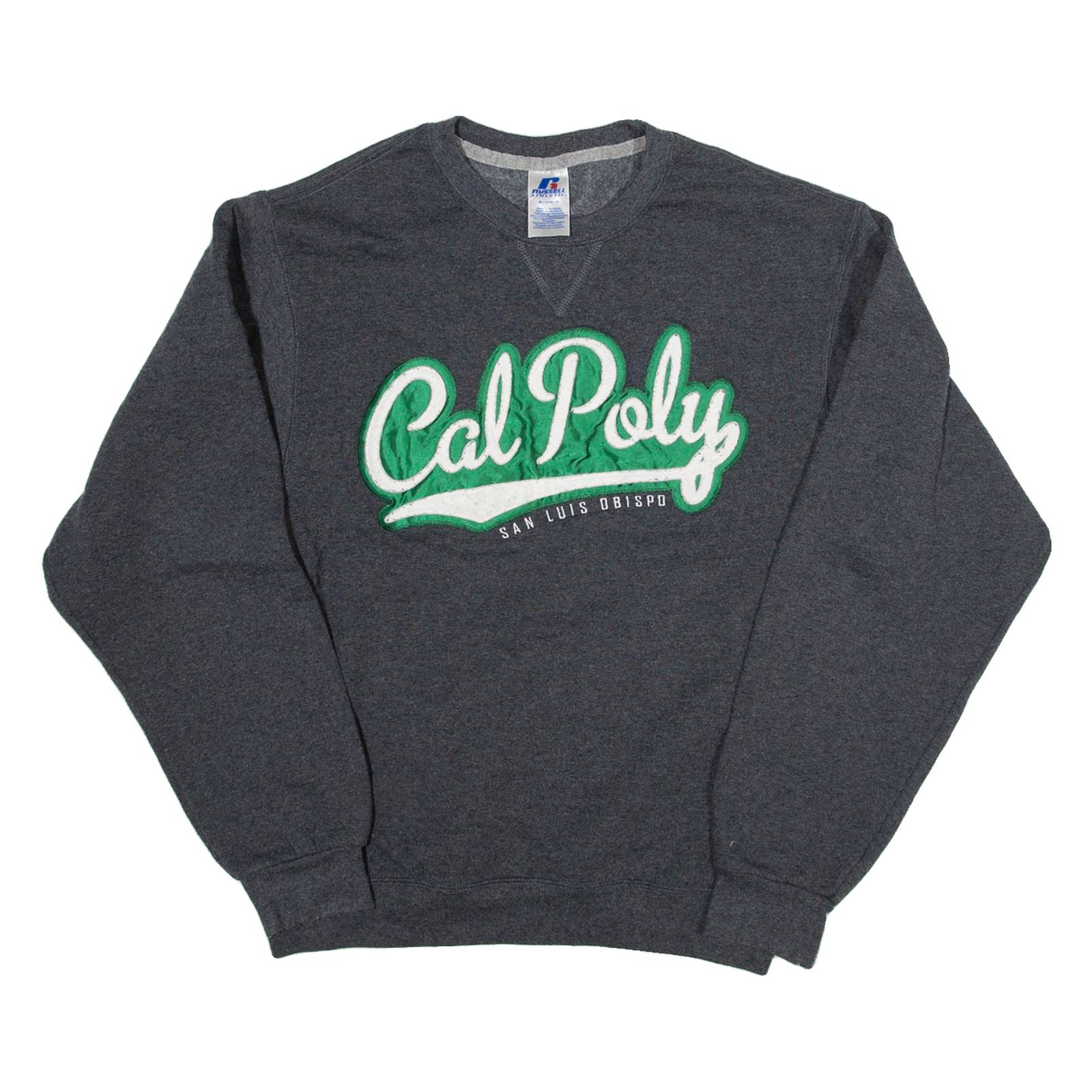 RUSSELL ATHLETIC Cal Poly Mens Sweatshirt Grey USA S