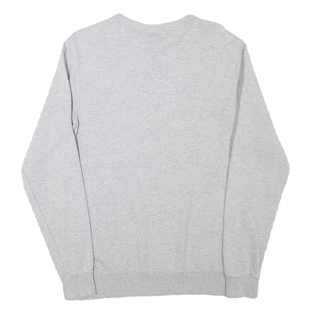 REEBOK Mens Grey Classic Crew Neck S Cotton Blend Sweatshirt Lightweight