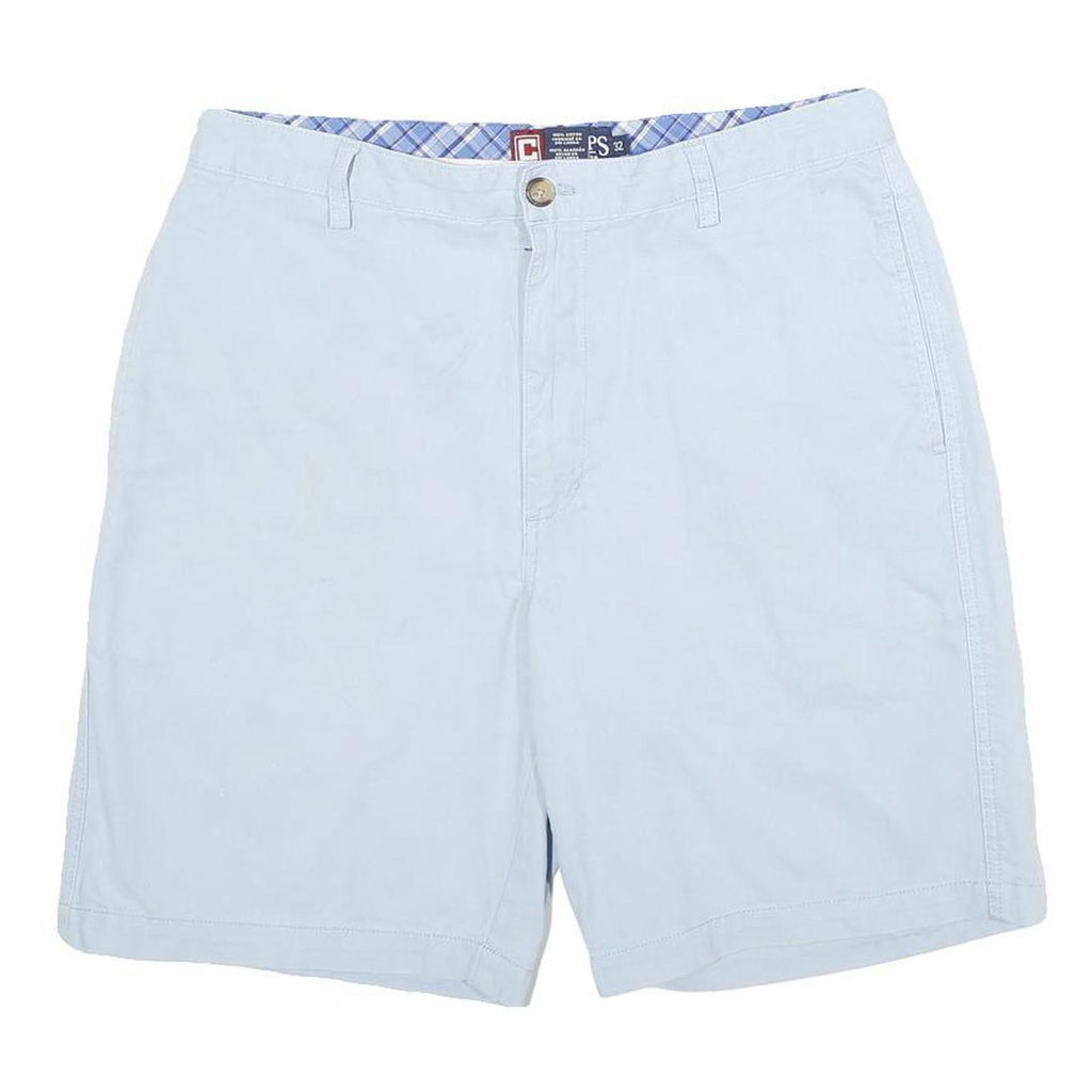 CHAPS Mens Shorts Blue Casual Plain M W32 Classic Cotton Summer