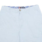 CHAPS Mens Shorts Blue Casual Plain M W32 Classic Cotton Summer