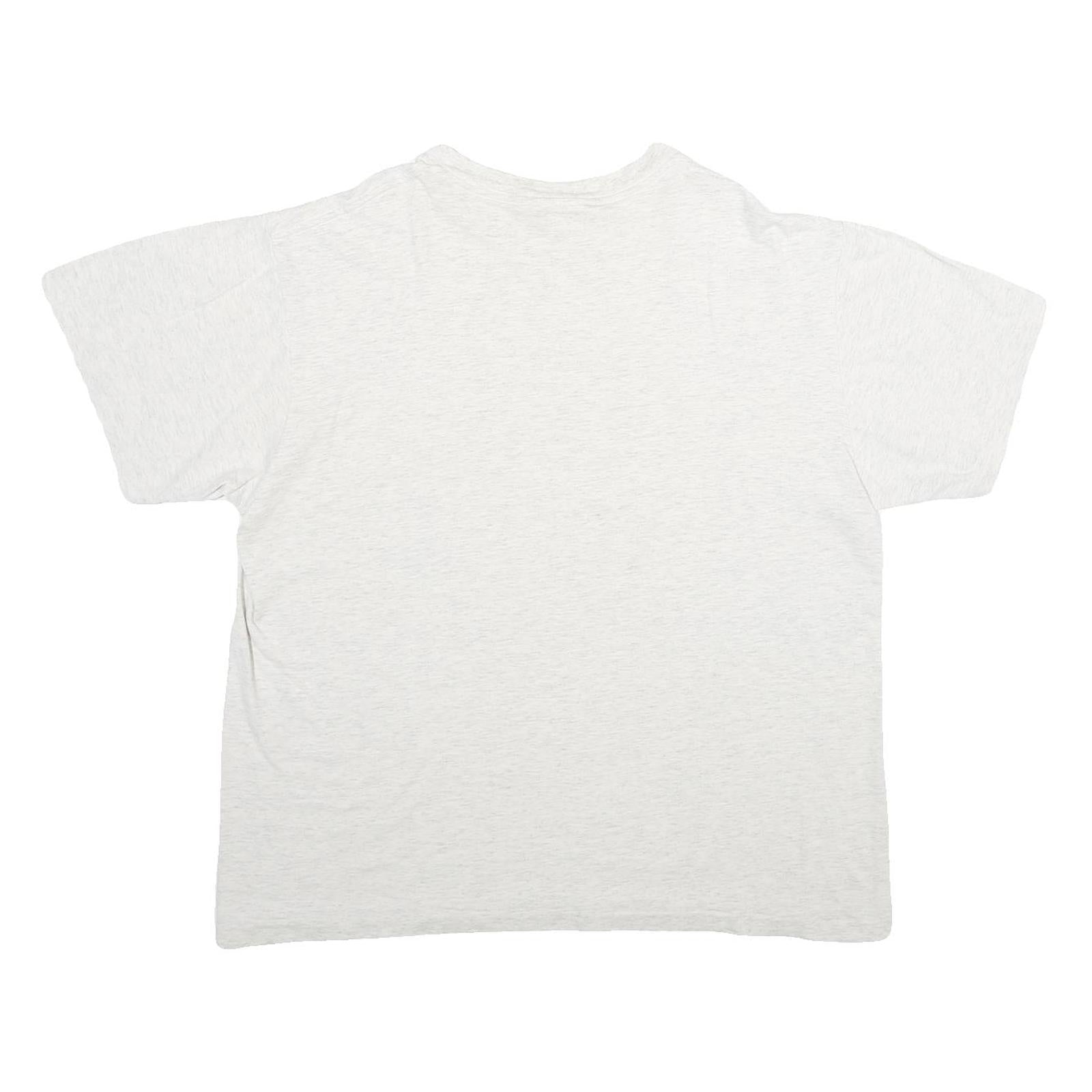 NORTHERN ELEMENTS Mens White Graphic T-Shirt XL Short Sleeve Crew Neck Casual