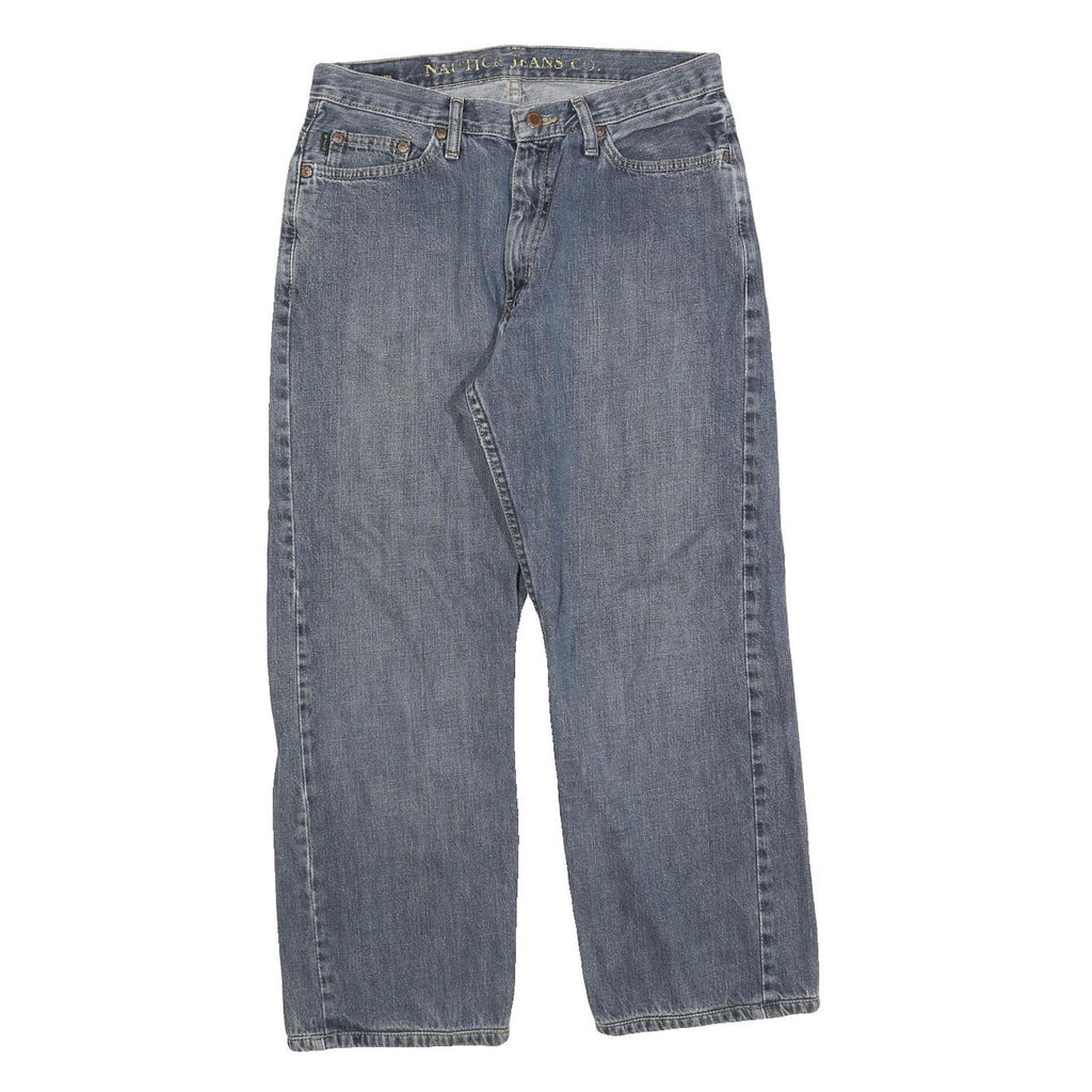 NAUTICA Mens Jeans Blue Regular Straight Denim Medium W30 L26 Classic Cotton